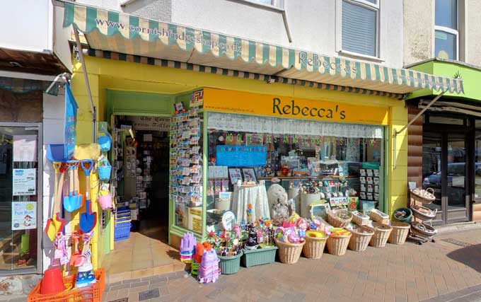 Exterior of The Cornish Fudge Shop - Rebeccas