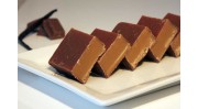 Caramel Fudge enrobed in milk chocolate